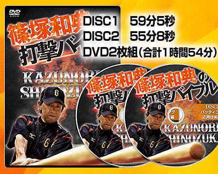 篠塚和典の打撃バイブルDVD DVD 2枚組 篠塚和典の打撃バイブル 野球